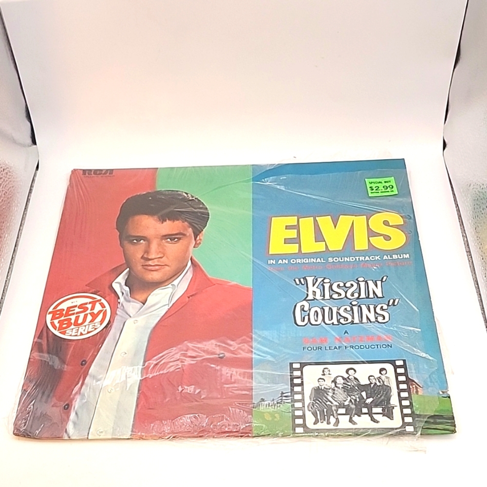 Vintage 1981 RCA Elvis Presley "Kissin Cousins" Soundtract AYL1-4115 LP Vinyl